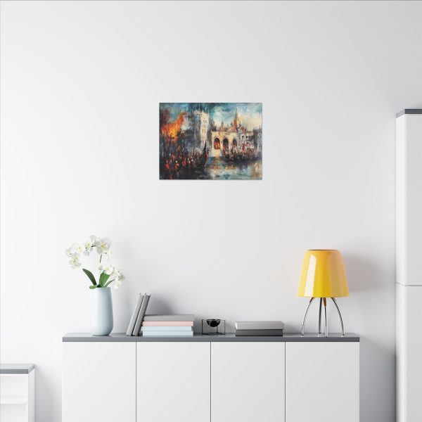 Vibrant Art Canvas Print, Stretched Wall Decor, Modern Home Aesthetic, Unique Gift for Art Lovers, Perfect for Living Room, Office - Image 12