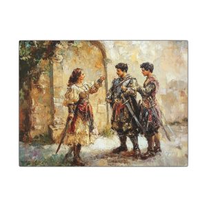 Medieval Art Canvas Print | Wall Décor for Home | Unique Gift for Historians, Art Lovers, and Fantasy Fans