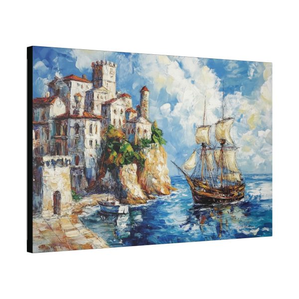Nautical Wall Art Print, Seascape Canvas, Coastal Home Decor, Boat Painting, Maritime Artwork for Beach House - Image 10