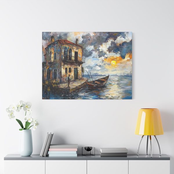 Stretched Canvas Art, Sunset Seascape Wall Decor, Coastal Home Decoration, Nautical Theme Artwork, Gift for Art Lovers - Image 19