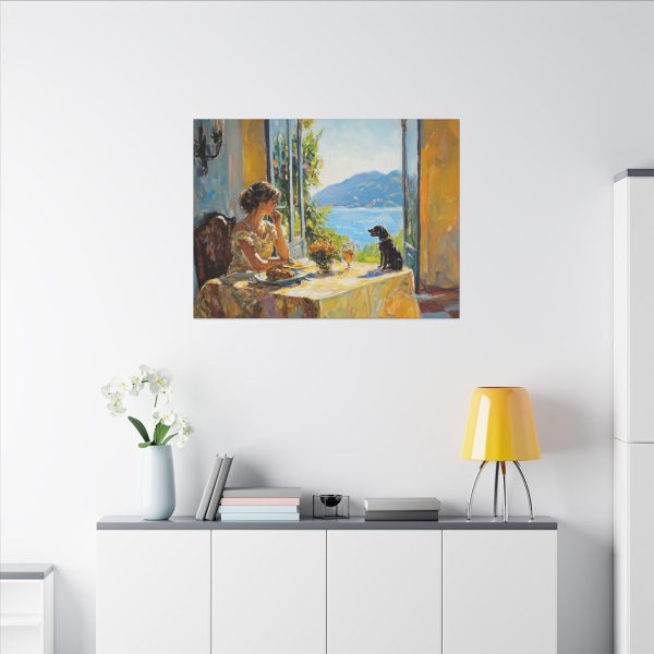 Canvas Art Print, Stretched Wall Decor, Colorful Landscape Painting, Gift for Dog Lovers, Cozy Home Decor - Image 20