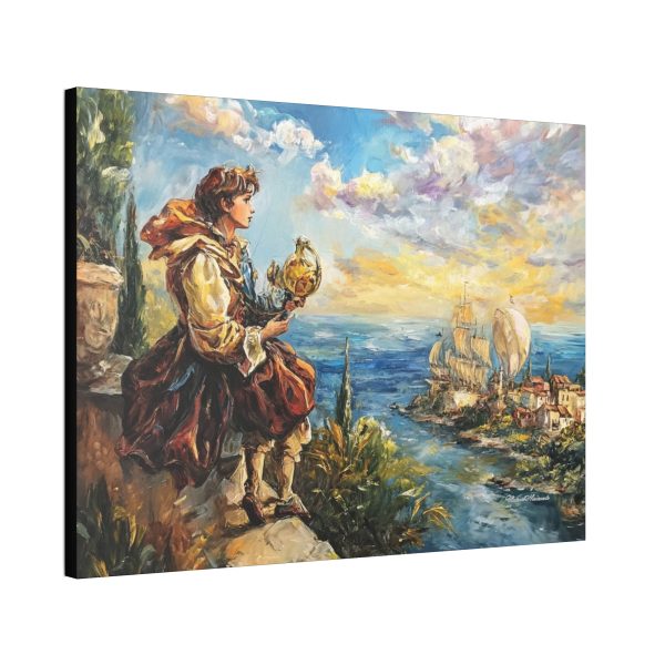 Dreamy Nautical Canvas Art, Fantasy Decor, Coastal Wall Art, Kid's Room Art, Gift for Ocean Lovers - Image 6