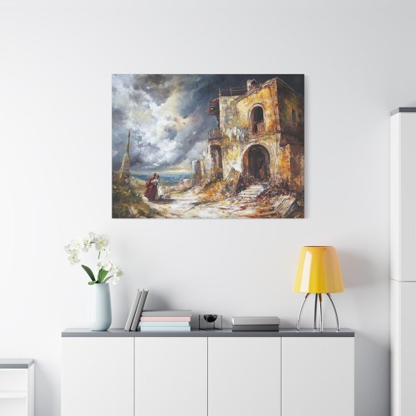 Rustic Canvas Wall Art, Vintage Landscape, Home Decor, Gift for Art Lovers, Coastal Vibes, Dramatic Scene - Image 23
