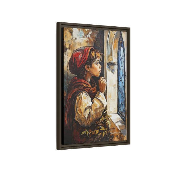 Framed Matte Canvas Art Print - Dreamy Girl in Red Hood, Wall Decor, Unique Gift, Home Aesthetics, Art for Living Room, Bedroom Decor - Image 54