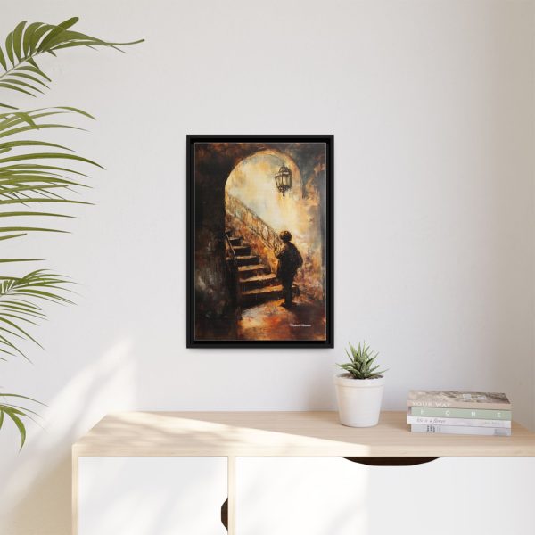 Framed Matte Canvas Art - Enigmatic Stairs Artwork, Home Decor, Wall Art, Living Room Aesthetic, Unique Gift, Art Lovers Decoration - Image 51