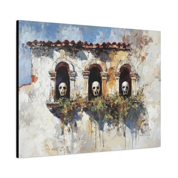 Artistic Skull Canvas Wall Art, Unique Home Decor, Gothic Style Wall Hanging, Modern Art Print, Perfect for Halloween or Conversations - Image 18