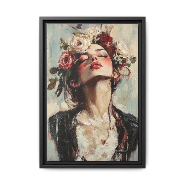 Floral Portrait Canvas Art Print, Boho Wall Décor, Feminine Home Accent, Gift for Her, Flower Lover's Art - Image 37