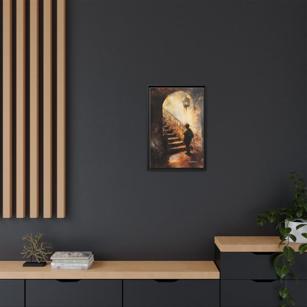 Framed Matte Canvas Art - Enigmatic Stairs Artwork, Home Decor, Wall Art, Living Room Aesthetic, Unique Gift, Art Lovers Decoration - Image 52