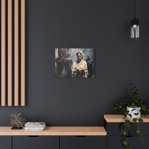 Elegant Stretched Canvas Art - Woman with Lemons - Wall Decor, Home Decoration, Art Piece, Gift for Art Lovers, Living Room Accent - Image 12