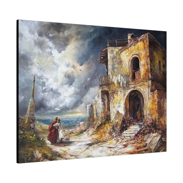 Rustic Canvas Wall Art, Vintage Landscape, Home Decor, Gift for Art Lovers, Coastal Vibes, Dramatic Scene - Image 22