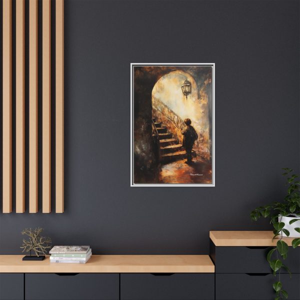Framed Matte Canvas Art - Enigmatic Stairs Artwork, Home Decor, Wall Art, Living Room Aesthetic, Unique Gift, Art Lovers Decoration - Image 28