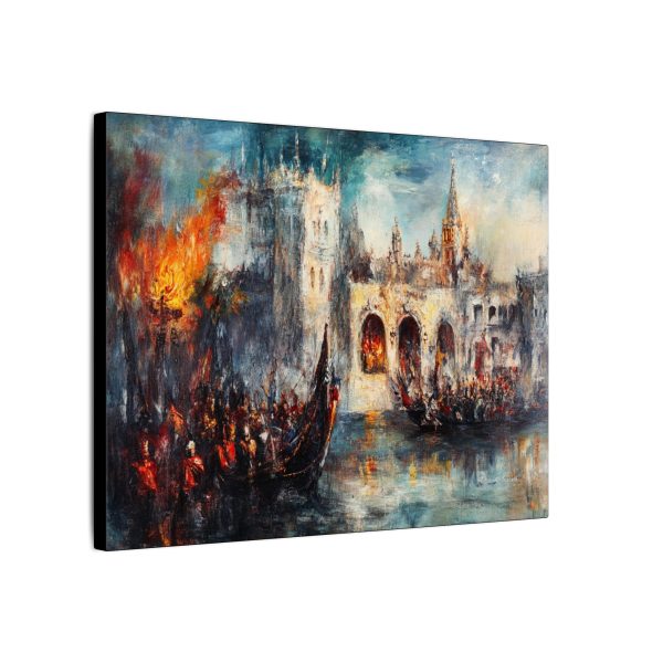Vibrant Art Canvas Print, Stretched Wall Decor, Modern Home Aesthetic, Unique Gift for Art Lovers, Perfect for Living Room, Office - Image 6