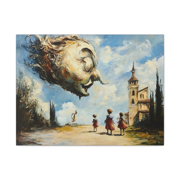 Surreal Stretched Canvas Art - Dreamy Home Decor for Art Lovers, Unique Gift for Birthdays, Housewarming, or Special Occasions - Image 5