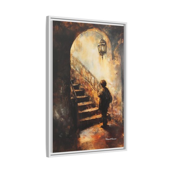 Framed Matte Canvas Art - Enigmatic Stairs Artwork, Home Decor, Wall Art, Living Room Aesthetic, Unique Gift, Art Lovers Decoration - Image 18
