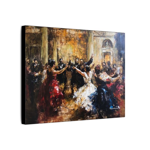Elegant Canvas Wall Art, Decorative Artwork, Dance Scene, Home Decor, Gift for Art Lovers, Wall Decoration, Living Room Art - Image 2