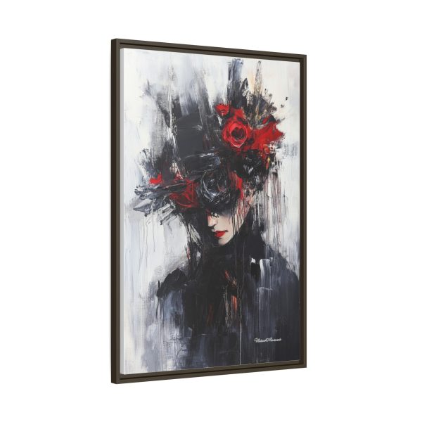 Framed Wall Art, Matte Canvas Print, Abstract Art, Home Decor, Gift for Art Lovers, Black and Red Aesthetic - Image 22