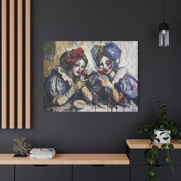 Darkly Whimsical Canvas Art, Creepy Painting, Surreal Home Decor, Unique Gift for Art Lovers, Halloween Decoration - Image 24