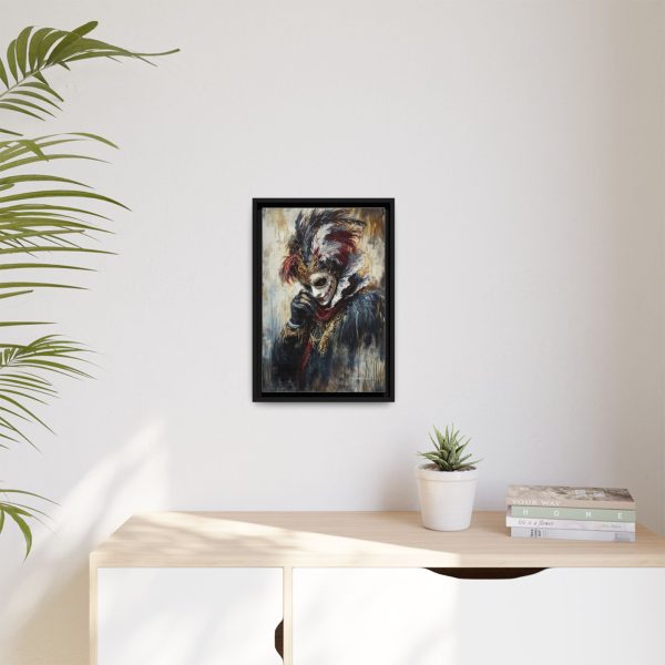 Matte Canvas Wall Art, Multi-color Framed Artwork, Gothic Home Decor, Mysterious Masquerade Print, Unique Gift for Art Lovers - Image 39