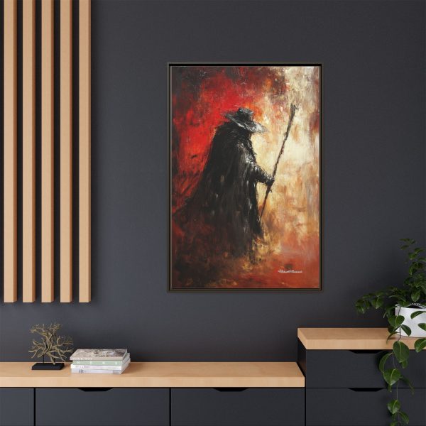 Mysterious Framed Canvas Art, Gothic Wall Decor, Dark Fantasy Art, Home Aesthetic, Unique Gift for Art Lovers, Halloween Decor - Image 32