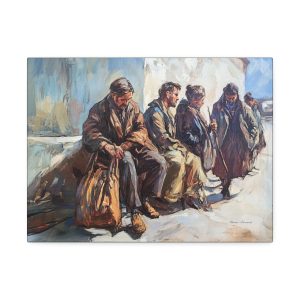 Canvas Wall Art Print - Vintage Elegance, Home Decor, Art Lovers, Gallery Wall, Unique Gift, Art Collectors