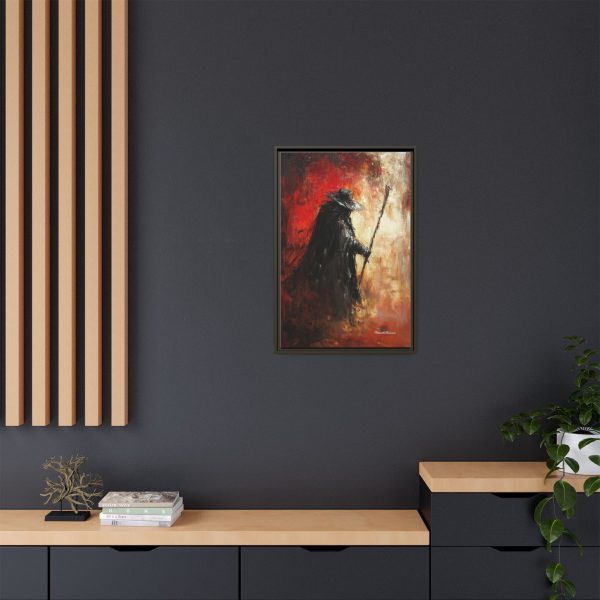 Mysterious Framed Canvas Art, Gothic Wall Decor, Dark Fantasy Art, Home Aesthetic, Unique Gift for Art Lovers, Halloween Decor - Image 16