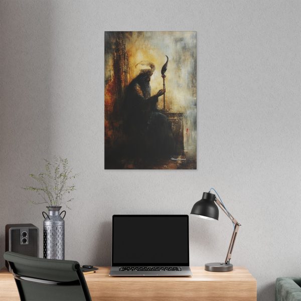 Majestic Canvas Art, Spiritual Wall Decor, Home Office Artwork, Gift for Art Lovers, Meditation Room Accent - Image 16
