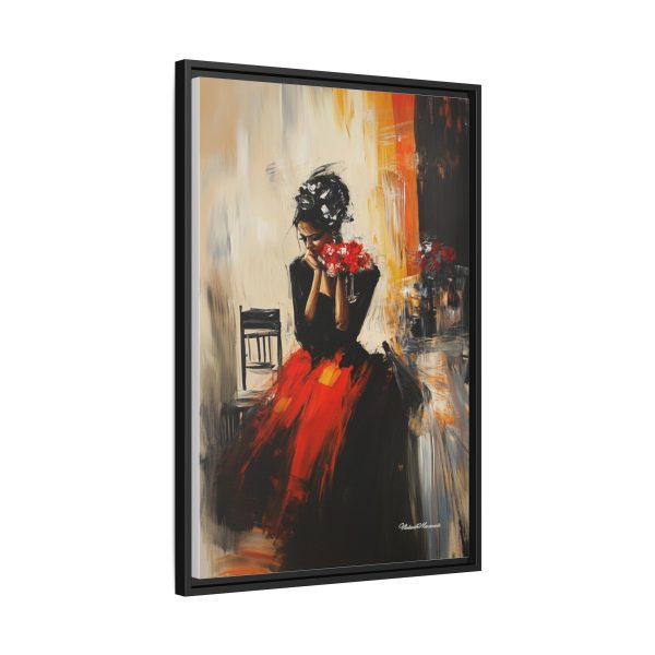 Elegant Framed Canvas Art - Emotional Portrait, Wall Decor, Home Decor, Gift for Art Lovers, Special Occasions - Image 2