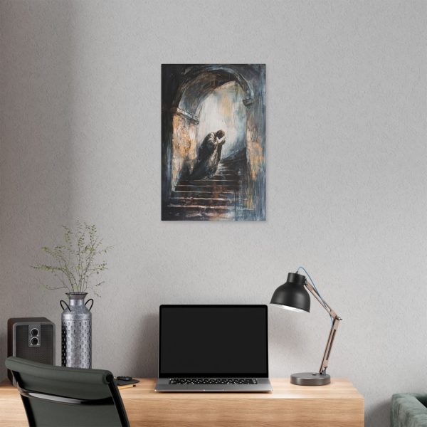 Classic Stretched Canvas Wall Art, Emotional Staircase Painting, Home Decor, Gothic Art, Gift for Art Lovers - Image 12