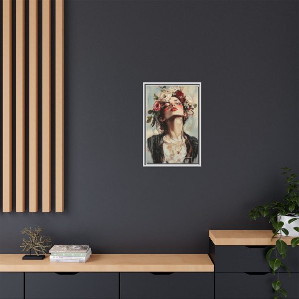 Floral Portrait Canvas Art Print, Boho Wall Décor, Feminine Home Accent, Gift for Her, Flower Lover's Art - Image 60