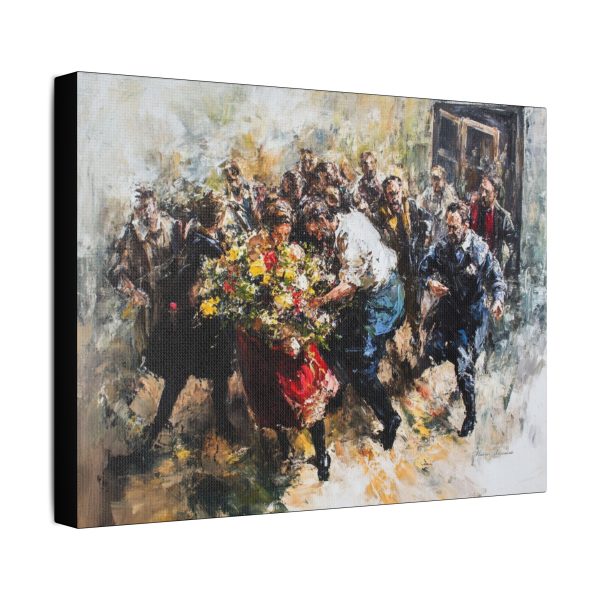 Canvas Wall Art, Vibrant Floral Celebration, Home Decor, Gift for Art Lovers, Gallery Wall Inspiration - Image 6