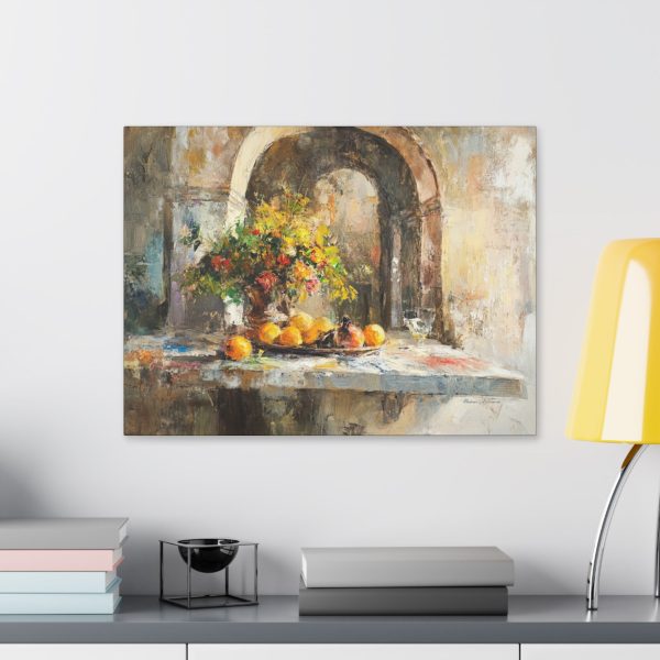 Vibrant Floral Canvas Wall Art, Modern Home Decor, Kitchen Artwork, Gift for Art Lovers, Elegant Living Room Accent, Unique Home Design - Image 7
