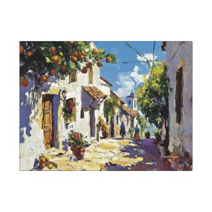 Vibrant Canvas Art Wraps, 1.6" - Colorful Wall Decor, Home Decoration, Gift for Art Lovers, Ideal for Housewarming, Wedding, or Birthdays