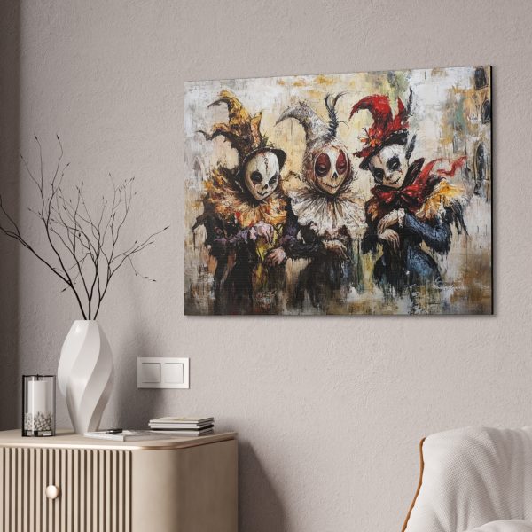 Whimsical Canvas Art Print - Perfect Halloween Decor, Unique Gift for Home, Carnival Ambiance, Artistic Wall Hanging - Image 8