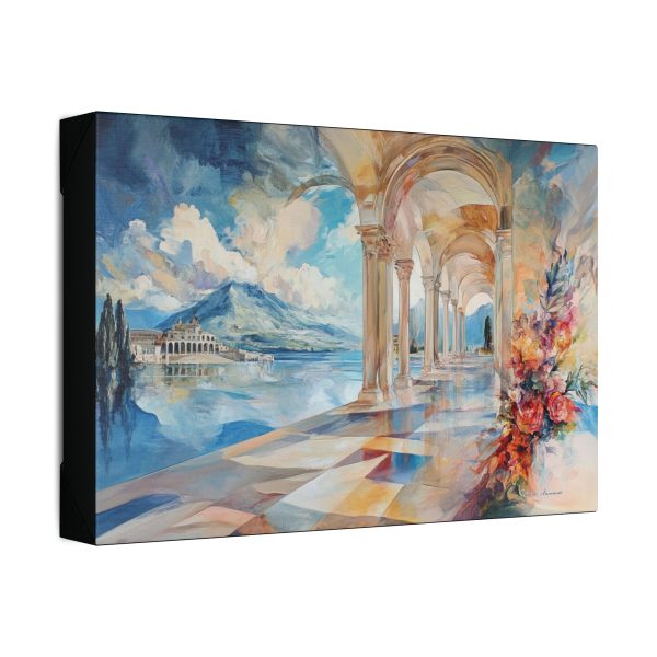 Vibrant Stretched Canvas Art, Colorful Wall Decor, Home Aesthetic, Gift for Art Lovers, Living Room Wall Art, Abstract Landscape Prints - Image 2