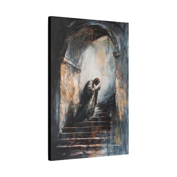Classic Stretched Canvas Wall Art, Emotional Staircase Painting, Home Decor, Gothic Art, Gift for Art Lovers - Image 18