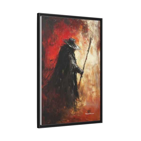 Mysterious Framed Canvas Art, Gothic Wall Decor, Dark Fantasy Art, Home Aesthetic, Unique Gift for Art Lovers, Halloween Decor - Image 6