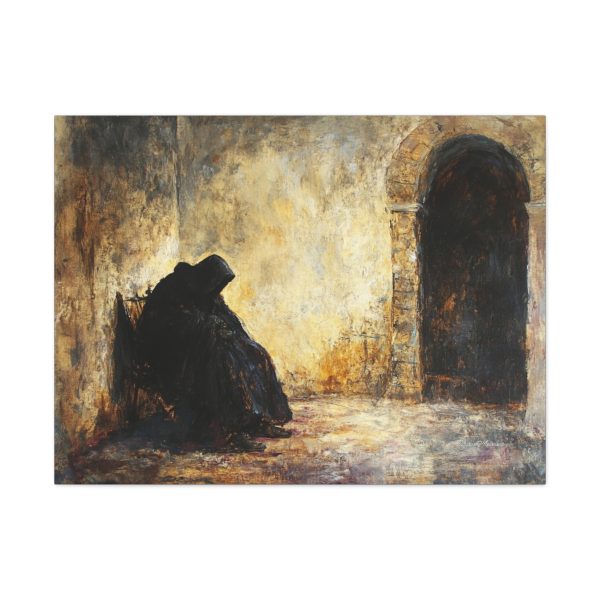 Classic Canvas Wall Art, Elegant Home Decor, Contemplative Painterly Print, Soulful Gallery Artwork, Unique Gift Idea - Image 5
