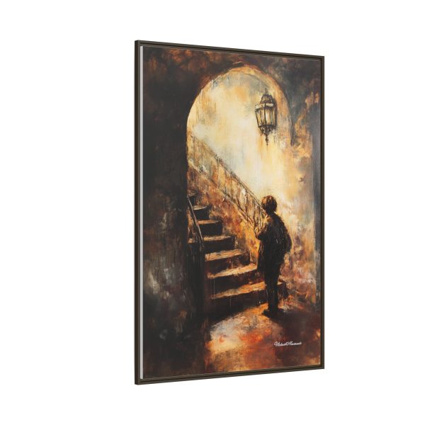 Framed Matte Canvas Art - Enigmatic Stairs Artwork, Home Decor, Wall Art, Living Room Aesthetic, Unique Gift, Art Lovers Decoration - Image 66