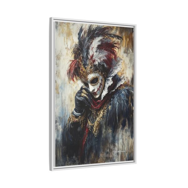 Matte Canvas Wall Art, Multi-color Framed Artwork, Gothic Home Decor, Mysterious Masquerade Print, Unique Gift for Art Lovers - Image 26