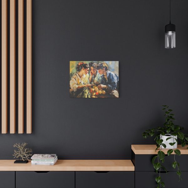 Canvas Art Print, Friends Gathering, Home Decor Wall Art, Gallery Wrapped, Colorful Still Life, Gift for Art Lovers - Image 12