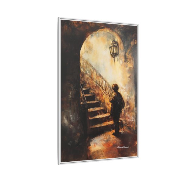 Framed Matte Canvas Art - Enigmatic Stairs Artwork, Home Decor, Wall Art, Living Room Aesthetic, Unique Gift, Art Lovers Decoration - Image 70