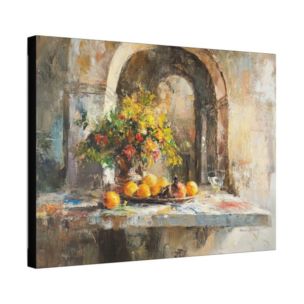 Vibrant Floral Canvas Wall Art, Modern Home Decor, Kitchen Artwork, Gift for Art Lovers, Elegant Living Room Accent, Unique Home Design - Image 6