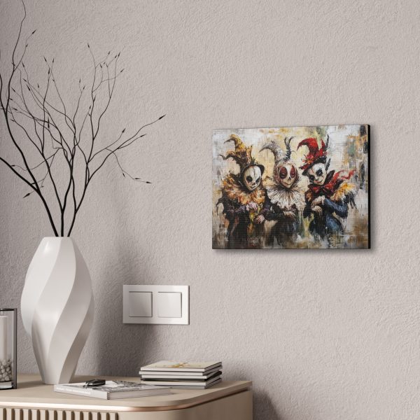 Whimsical Canvas Art Print - Perfect Halloween Decor, Unique Gift for Home, Carnival Ambiance, Artistic Wall Hanging - Image 4