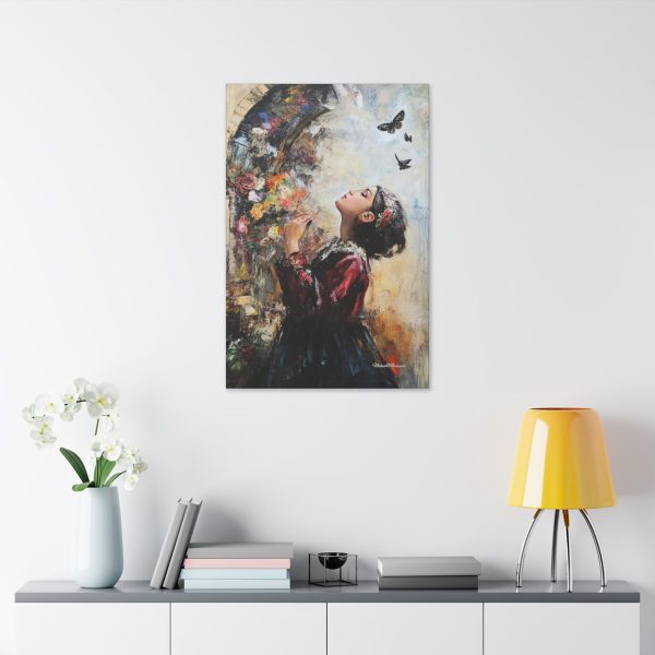 Whimsical Butterfly Canvas Art, Flower Wall Decor, Home Aesthetic, Gift for Art Lovers, Bohemian Style, Nature Inspired Decor - Image 19