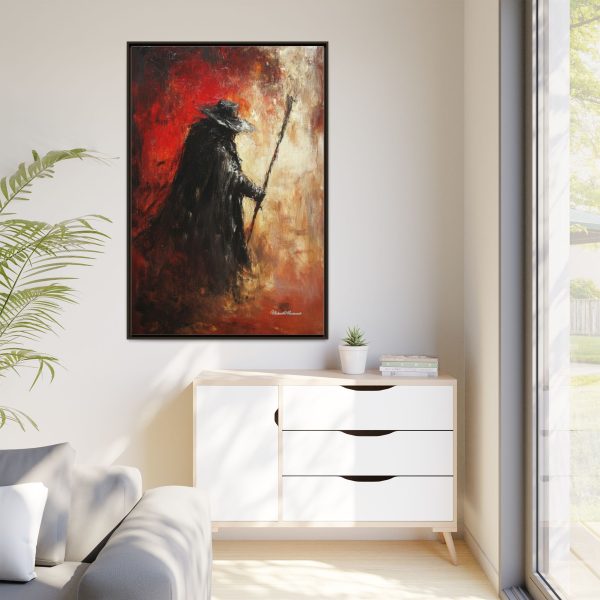 Mysterious Framed Canvas Art, Gothic Wall Decor, Dark Fantasy Art, Home Aesthetic, Unique Gift for Art Lovers, Halloween Decor - Image 67