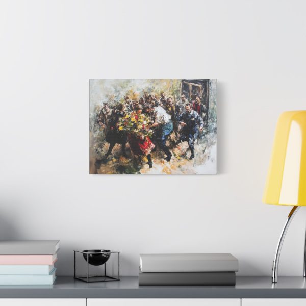 Canvas Wall Art, Vibrant Floral Celebration, Home Decor, Gift for Art Lovers, Gallery Wall Inspiration - Image 7