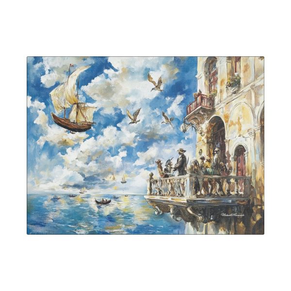 Beautiful Seascape Art Print, Nautical Wall Decor, Ocean Landscape Canvas, Coastal Home Decor, Sailing Art for Sea Lovers - Image 5