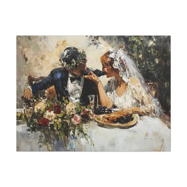 Romantic Wedding Canvas Art, Perfect for Home Decor, Anniversary Gift, Wedding Gift, Love Wall Art, Canvas Painting - Image 5