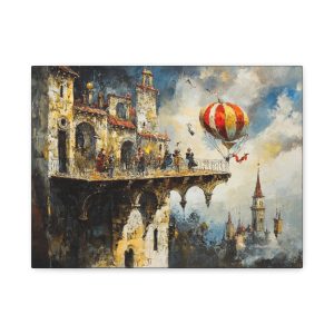Artistic Wall Art Print, Vintage Canvas Decor, Home Gallery Accent, Unique Gift for Art Lovers, Whimsical Landscape Art