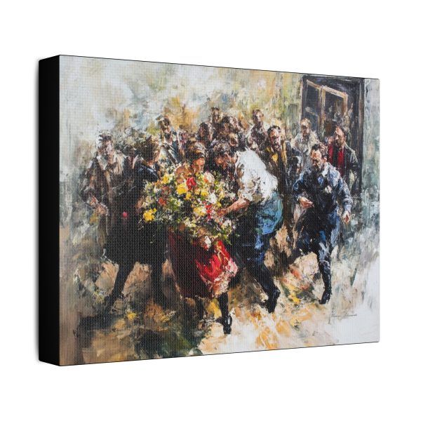 Canvas Wall Art, Vibrant Floral Celebration, Home Decor, Gift for Art Lovers, Gallery Wall Inspiration - Image 2
